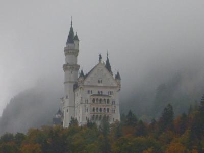 ドイツとベルギーに行ってきました（３）霧のノイシュバンシュタイン城とフュッセン散歩