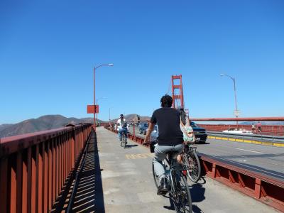 ゴールデンゲートブリッジを自転車で横断&フォートポイント博物館