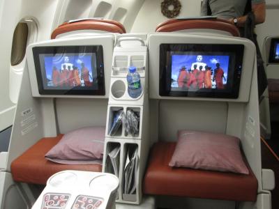 スリランカン航空　ビジネスクラスと無料トランジットホテル