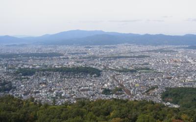 京都　大文字山を登る