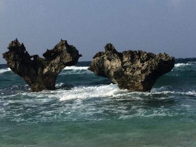 晴れ女の威力発揮!初めての沖縄を満喫☆ハートロックに感激!
