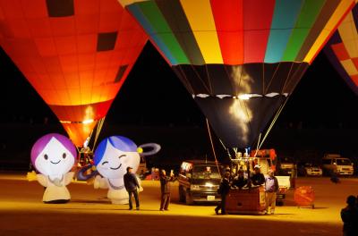 佐賀県佐賀市　バルーンフェスタは夜のイベントも必見(2015年11月)