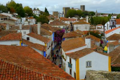 ユーラシア大陸の西の果てへ…ポルトガル縦断+マドリードへの旅⑥（城壁に囲まれた可愛い町、オビドス編）