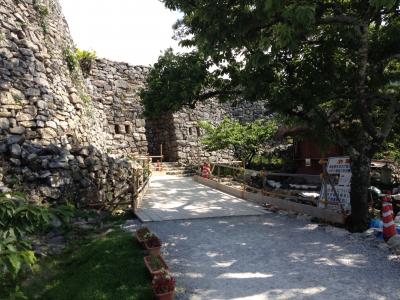 日本100名城のひとつ「今帰仁城」です