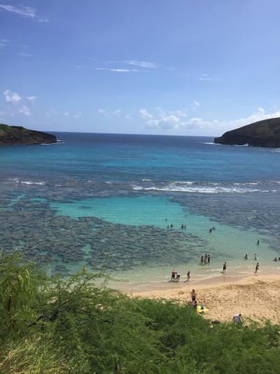 レンタカーでハナウマ湾、カイルア方面へ