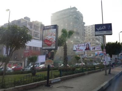 11月12日　選挙モード？のカイロの街中