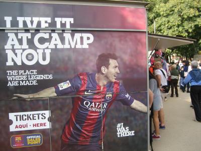 スペイン~バルセロナ①カンプノウでサッカー観戦~