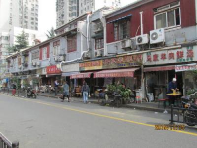 上海の虹口・東余杭路・商店街