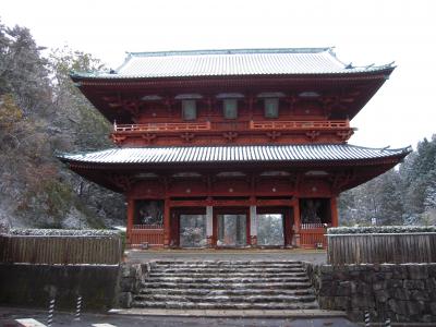 初雪降る高野山旅行記