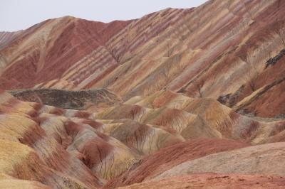 河西回廊の旅（５）～張掖丹霞２　七彩山～