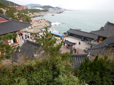 久々釜山へ秋の旅③初のバスに乗る！龍宮寺（ヨングンサ）と新しくなった釜山港へ