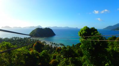 2015El Nido エルニド村で大冒険！　初日：ジップラインで島を渡る！