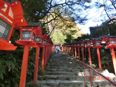 鞍馬寺から貴船へのハイキングコースぶらぶらと後編(２) １泊２日京都の旅