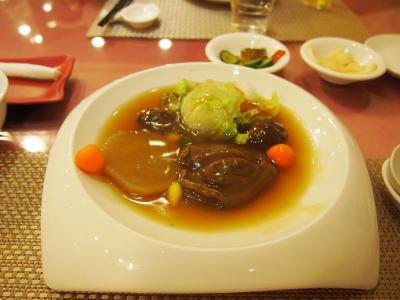 初めての台湾 (フカひれとアワビ お店の名前なんだっけ?)