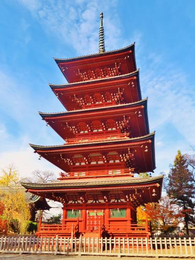 弘前-1 最勝院 五重塔 紅葉に彩られて ☆日本最北にある美麗な