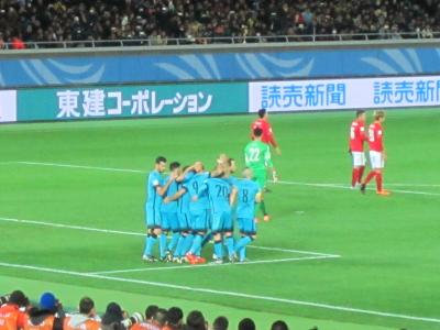 クラブワールドカップ２０１５準決勝　ＦＣバルセロナVS広州恒大を観戦しました。