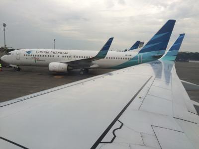 GA864. CGK-BKK B737-800でのフライト