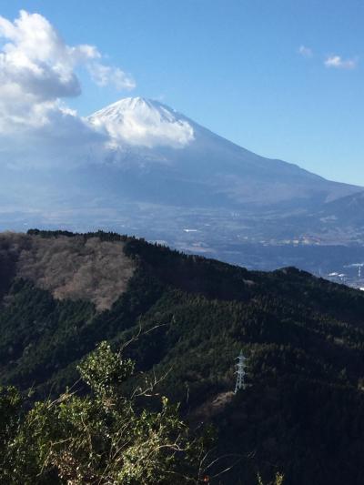 矢倉岳と冬の富士