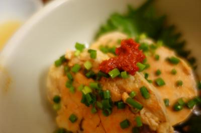 20151225 築地 かとうさん、あん肝ポン酢とさわら西京焼き