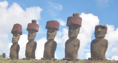 イースター島　モアイ像　&#128511;&#128511;&#128511;&#128511;