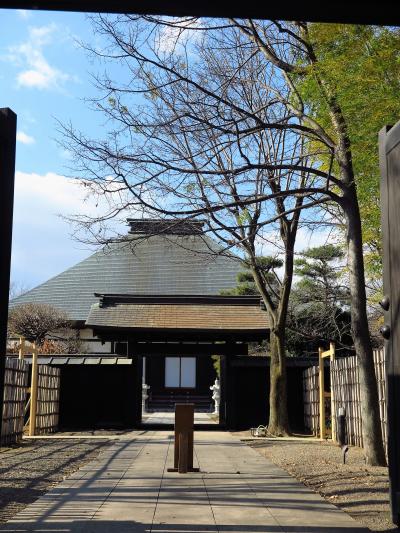 太田　縁切寺満徳寺　遺跡・資料館を見学　☆本堂・門は復元され