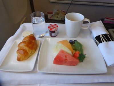 CX504(HKG-NRT)ビジネスクラス機内食