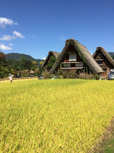 白川郷へ妹と二人旅