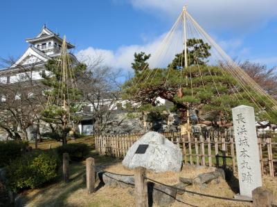 2015　冬　長浜城と黒壁ストリート、ここもやはり年末でした