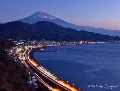 2016年正月の富士山と初日の出