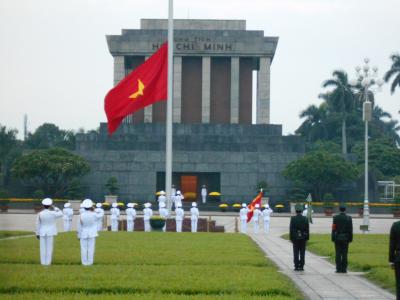何度目？ベトナム・ハノイ食べ歩き＜８日目＞国旗掲揚式から１日スタート
