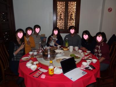 2015年末・台南の旅　④台南に戻り、阿美飯店で夕食会