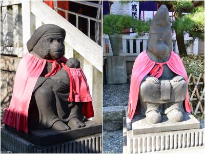 申年の初詣は猿にゆかりの社寺へ：赤坂・日枝神社～虎ノ門・栄閑院猿寺