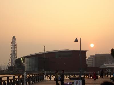 【下関】海響館～はい！からっと横丁～夕日　2016年１月４日