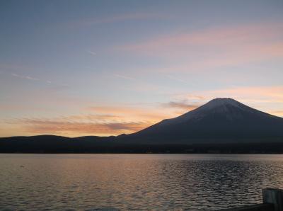 山中湖の夕焼けを見に行って来ました・・・