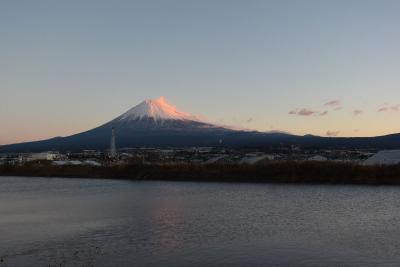 雪が富士山にたくさん積もりました 2016.01.19