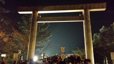 年越し初詣へ三重県伊勢神宮へ