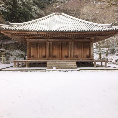 雪の富貴寺（国宝）