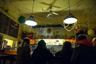 ブダペストでバー。