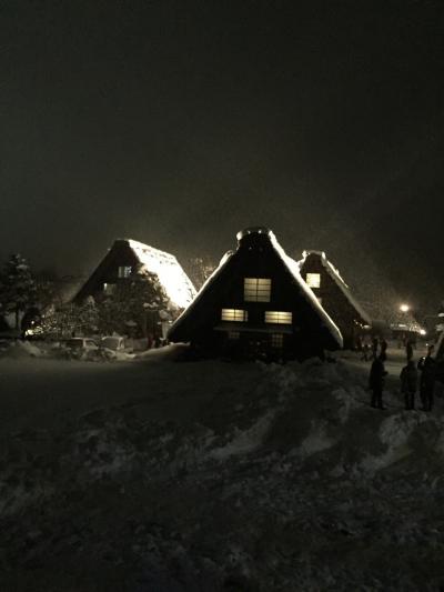 冬の五箇山、白川郷