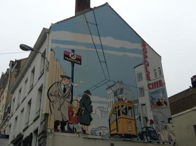 ベルギー・オランダ旅行＠ブリュッセル編 マンガ壁画＆街中アートめぐり♪