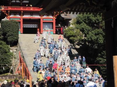 弾丸鎌倉・思い立ったが吉日は節分だった!鶴岡八幡宮で当たり豆を拾うの巻