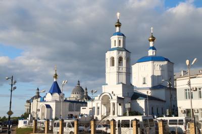 ゆったり楽しもうロシア再訪2015年─モスクワとカザン─【第３日目：カザン１日目】（５）ロシア・バロック教会が多く建ち並ぶタタールスタン共和国の麗しの首都