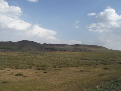 北京～ウランバートル自転車旅その6-集寧から内蒙古の草原地帯を北へ