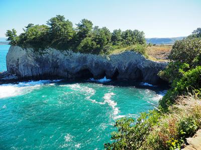 九州旅行　3日目前半   呼子河太郎～七ツ釜～唐津城～ガーデンテラス長崎チェックイン