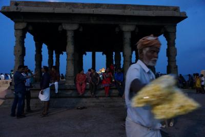 中年★女子パッカーのインド最南端での禊沐浴②