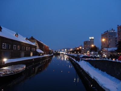 2016年2月　26年ぶりの札幌　その4　2日目夜 @小樽 雪あかりの路