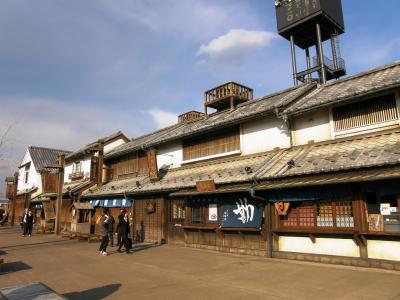 塩原温泉で温泉に入りながら山の会総会の旅・・・③帰りは羽入サービスエリアで「鬼平江戸処」をテーマに造られた街並みを楽しむ