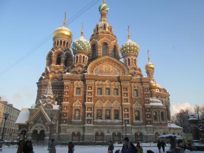 ロシア　「行った所・見た所」　サンクトペテルブルク（デカブリスト広場・宮殿橋・血の上の救世主教会）