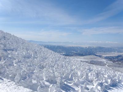 冬のみちのく一人旅（3）蔵王の樹氷（ついでに温泉）