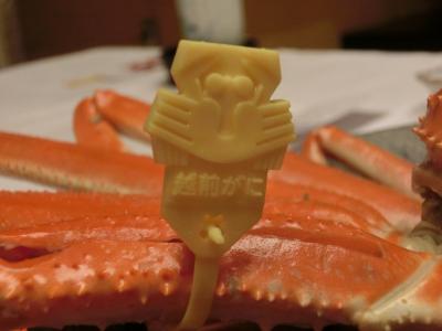 越前ガニを食す